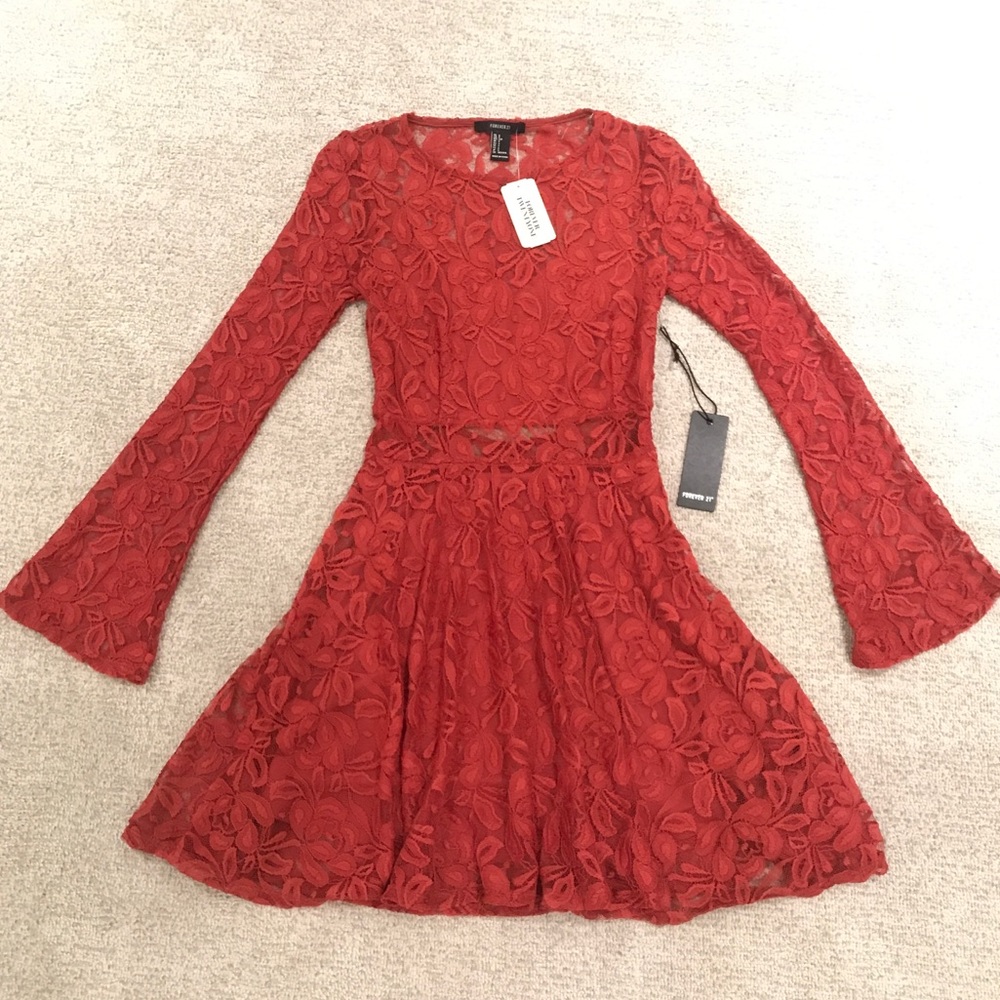 70’s Inspired Lace Dress